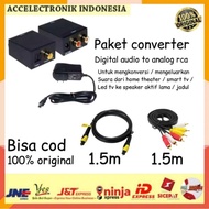 CONVERTER DIGITAL AUDIO DIGITAL CONVERTER OUT OPTICAL TV TO AUX
