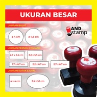 STEMPEL FLASH UKURAN BESAR STEMPEL CUSTOM STEMPEL OTOMATIS STEMPEL TTD COD!!!