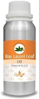 Crysalis Bay Laurel Leaf (Laurus Nobilis) Oil|100% Pure &amp; Natural Undiluted Essential Oil Organic Standard for Skin &amp; Hair Care|Therapeutic Grade Oil - 250 ml (8.45 Fl Oz)