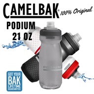 CAMELBAK Podium 21oz Cycling Water Bottle (Original, 0.62 Liter, Medical Grade Jet Valve, Leakproof)