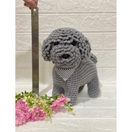 LARGE SIZE amigurumi knitted doll TOY POODLE