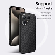 Casing For Tecno Pova 7 Ultra Pova7 Pova7Ultra TecnoPova7 5G 2025 Phone Case Magnetic Carbon Fiber L