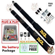 AGL 212L ( 4CH 433MHZ )  ( FULL SET )  SWING ARM AUTOGATE  HEAVY DUTY SWING AND FOLDING AUTO GATE SY