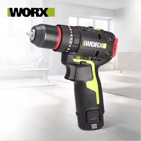 WORX WU131X Cordless Electric Drill Brushless Motor for Home Improvement Metalworking Rechargeable H