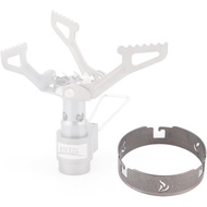 BRS 3000T Stove Windscreen Titanium Camp Stove Windshield dengan Kotak Penyimpanan untuk Perkhemahan