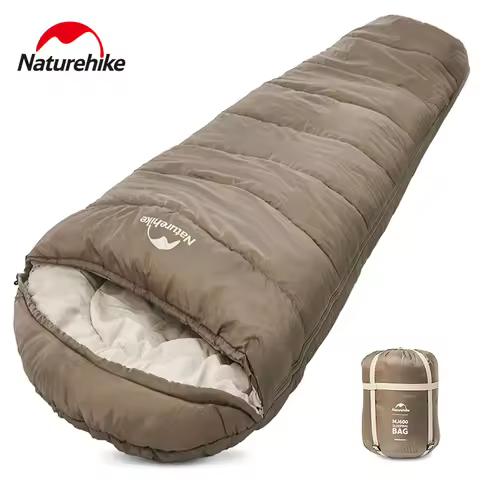 Naturehike Upgrade MJ600 Sleeping Bag -5℃ -32℃ Cold-proof Waterproof Warm Mummy Sleeping Bag Outdoor