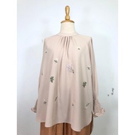 DRIAS PEASANT EMBROIDERED BLOUSE