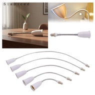 [Homyl1] Rotating Adapter for E14 to E27 Socket, Gooseneck 360 Degree Lamp Holder, Extendable Alumin