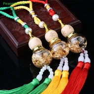 Peacellow Gold Foil Bottom Gourd Pendant Car Gourd Pendant Car Pendant Double Spike Gourd Pendant Go