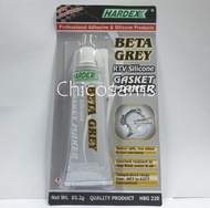 Original Hardex Beta Grey (gray) RTV Silicone Gasket Maker 85.2g/ 40g