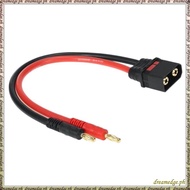 [S D K G] QS8 10AWG Wire Battery Connection Cable 4mm Banana Plug Charging Cable Adapter Connector