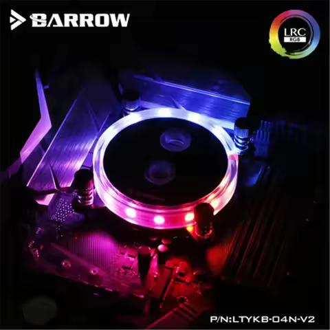 Barrow CPU Water Cooling Block For INTEL X99/X299 5V ARGB 3PIN MOBO AURA SYNC
