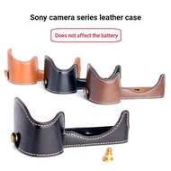 ((Camera Accessories) Sony A6400/a6300/a6000 Protective Case a6500/a6600/a6700 Camera Bag Half Bag B