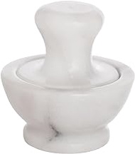 HIC Harold Import Co. HIC Mortar and Pestle Set, 3.8-inches 4-inches, Marble