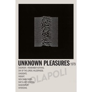 Unknown Pleasures Album Cover Poster - Joy Division