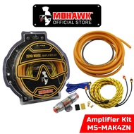 MOHAWK Amp Wire Kit Low Noise Car Audio 4GA/8GA Amplifier Kits - MAK8ZN / MAK4LN