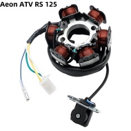 เครื่องกำเนิดไฟฟ้าสเตเตอร์ 4 สายสำหรับ Aeon RS RSII 125 180 Utility Overland 125 180 AEO-31120119-00