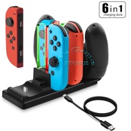 Nitendo Switch Oled Accessories Charger Switch 4 Joycon 2 Pro Controller Charging Dock Station for N