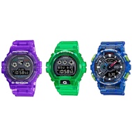 Casio G-Shock นาฬิกาข้อมือผู้ชาย สายเรซิ่น รุ่น DW-5900,DW-5900JT,DW-6900,DW-6900JT,GA-110,GA-110JT (DW-5900JT-6,DW-6900JT-3,GA-110JT-2A)