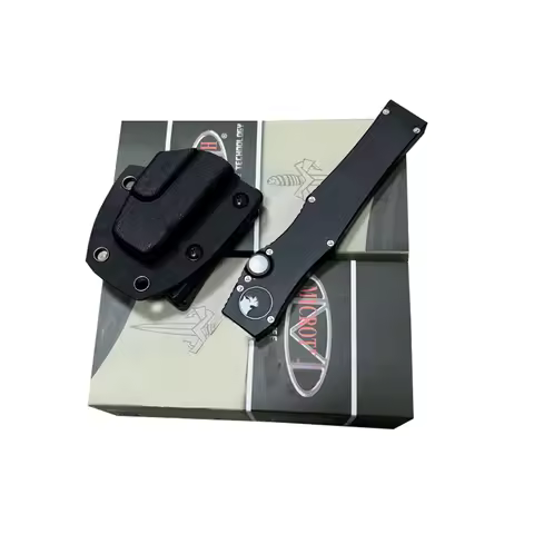 Micro OTF tech 150-10 HALO V pocket knife D2 steel CNC Aluminum alloy camping EDC knife outdoor surv