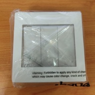 Hager 10A 3 Gang 1 Way Switches