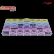 [lnthesprebaS] 28 Cell Pill Box Whole Month Medicine Organizer Week 7 Days Tablet Storage Case new