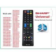 Sharp smart TV remote control (used with LCD, LED All models are Sharp RM-L1238