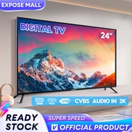 Digital TV 24 inch TV Murah EXPOSE Television Support MYTV 4K Ultra HD LED Dolby Sound Support CVBSAUDIO IN