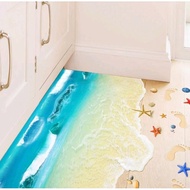 Floor Sticker / Floor Sticker (3D): White Sand Beach