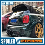 For MINI Cooper F56 F55 AG Style Spoiler High Quality Carbon Fiber Material 2014-2020 Rear Roof Wing
