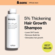 andSons Anti-Hair Loss Shampoo 200ml – DHT Blocker for Thicker Hair (5% Saw Palmetto + Caffeine)
