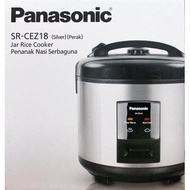 Panasonic Rice Cooker Magic Com Multi-Purpose Rice Cooker SR-CEZ18 SILVER BLACK