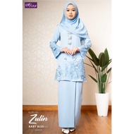 BAJU KURUNG MODEN PAHANG TRENDY BAJU RAYA 2023 RIAU ASH GREY BABY BLUE DUSTY PINK EMERALD GREEN BAJU