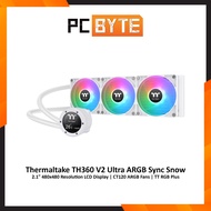 Thermaltake TH360 V2 Ultra ARGB Sync Snow Edition (2.1” 480x480 Resolution LCD Display | CT120 ARGB Fans | TT RGB Plus)