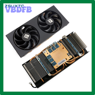 VBDFB Original RX6750 GPU Heat Sink สําหรับ Power Color AMD Radeon RX 6750 XT Fighter OC การ์ดจอ Heat Sink CVBHE
