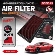 OTP Performance Drop in Air Filter Toyota GR86 ZN8 2.4L L4 Gas Engine 33-3080 Penapis Udara Enjin Ke
