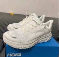 HOKA ONE ONE Clifton 8 減震耐磨波鞋 白色 男女同款