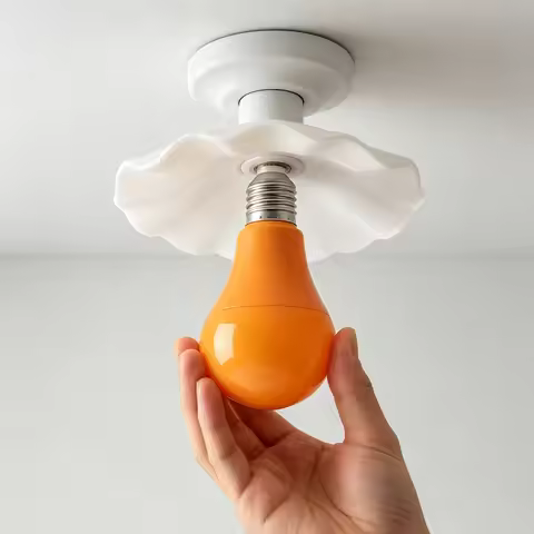 4-20Pack E27 B22 Orange Light LED Bulb 8W 640LM Energy Saving AC100-240V for Home Party Courtyard St