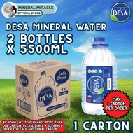 DESA Mineral Water (1 CARTON 5500ml x 2 Bottles)
