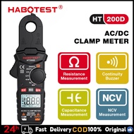 1 Year Warranty👍HABOTEST HT200D Digital Clamp Meter Multimeter 200A AC/DC Current and 600V AC/DC Vol