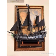 Suitable for Lego 10365 Black Pearl No. Pirates of the Caribbean Ship Wall Display Storage American 