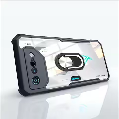 Clear Acrylic Casing For ASUS ROG Phone 2 II 3 III 5 5s 6 6D 7 8 9 Pro Ultimate FE Strix Case with M