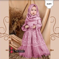 Busana Set Muslim Dress Anak Perempuan