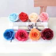 Combo of 10 Japanese rose heads - Size 5cm - Decorative silk flower heads