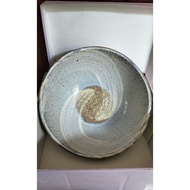 Wooden bowl, Iwata crystal bowl