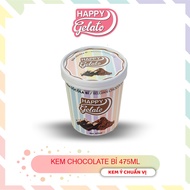 [Siêu tốc HCM] Kem tươi Chocolate Bỉ Happy Gelato chính hãng (có voucher giảm)