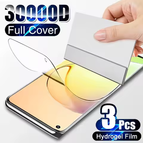3PCS Hydrogel Film For Realme 11 10 9 8 7 Pro 9i 8i 7i 8S Protective film For Realme 6 5 Pro 6i 5i 6