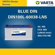 DIN100L | 60038 | LN5 | VARTA BLUE DYNAMIC CAR BATTERY |  BMW MERCEDES AUDI VOLVO | [INSTALLATION CA