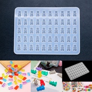 Crystal Drop Glue Whole Board Gummy Bear Silicon Mould Making Bear Chocolate Gummy Gypsum Aromathera