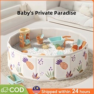 Foldable Round Indoor and Outdoor Children's Safety Playpen, Ball Pit Playpen, Children's Playground